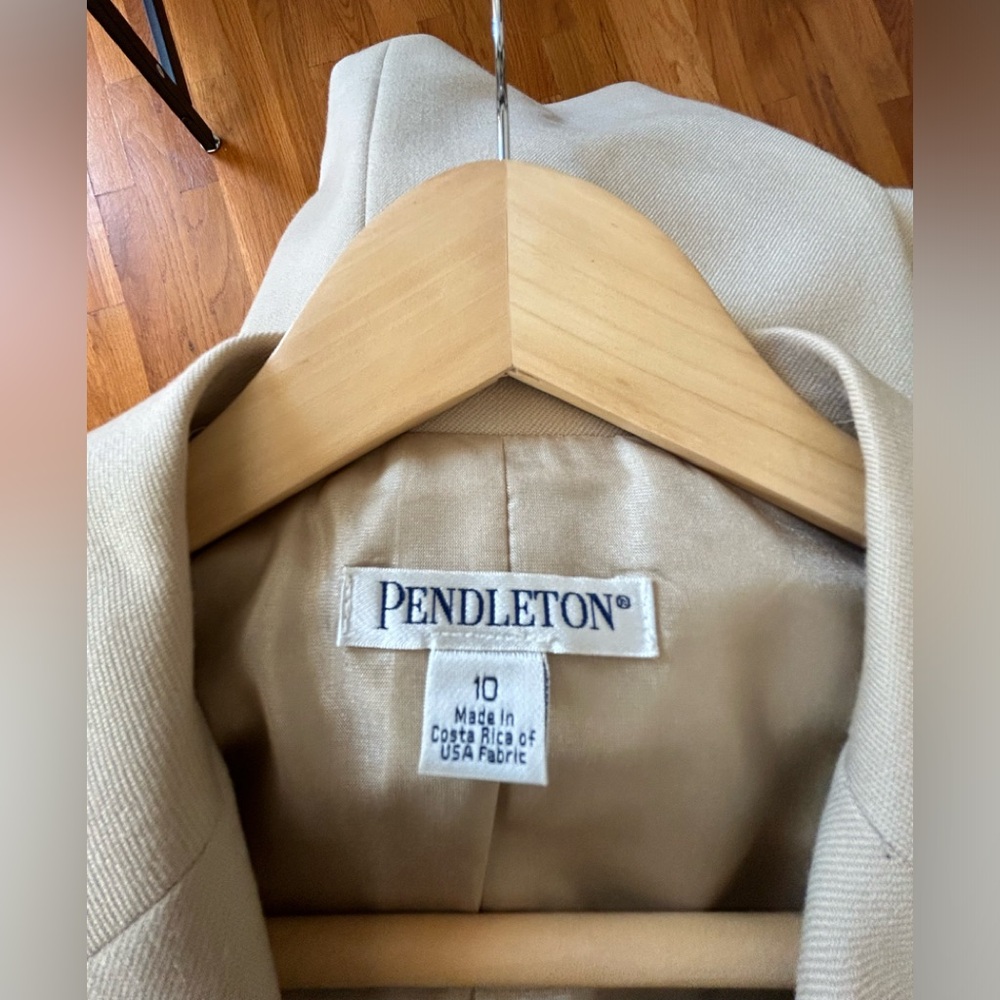 Pendleton One Button Front Closure Fully Lined Bl… - image 5